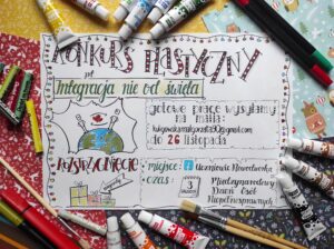 Read more about the article Zachęcamy wszystkich do wzięcia udziału w konkursie plastycznym „Integracja nie od święta”