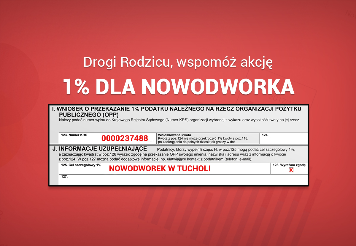 You are currently viewing 1 % dla Nowodworka