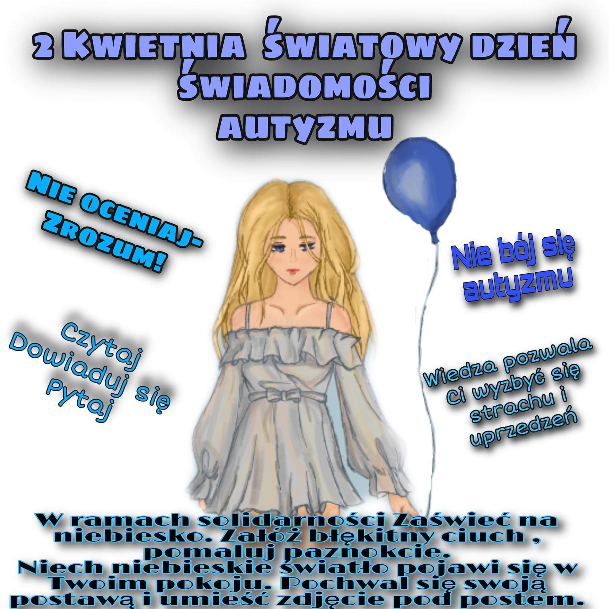 You are currently viewing 2 KWIETNIA ŚWIATOWY DZIEŃ ŚWIADOMOŚCI AUTYZMU