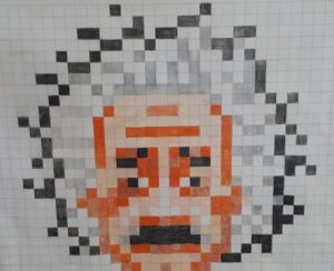 Read more about the article Wielkie postacie matematyki w czytelni Nowodworka.