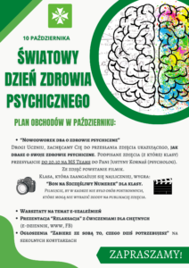 Read more about the article Światowy Dzień Zdrowia Psychicznego